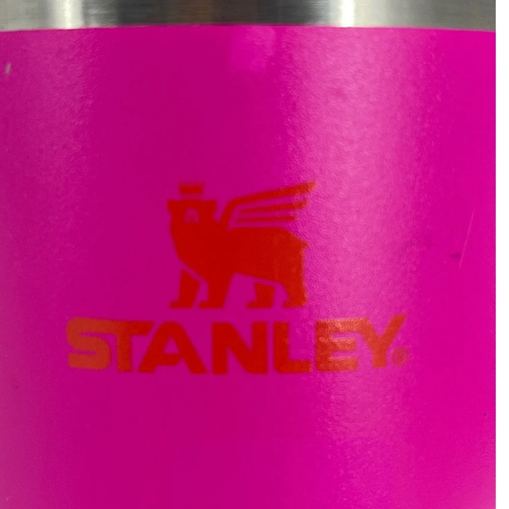 Stanley Tumbler Unisex 20oz Magenta Pink Excellent Insulated Stainless Steel Cup - Picture 2 of 7